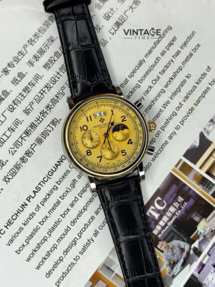 Patek Philippe perpetual calendar Yellow & black edition