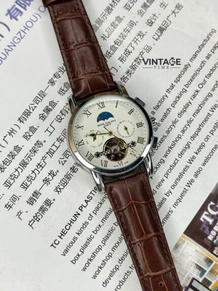 Patek Philippe perpetual calendar white & silver edition