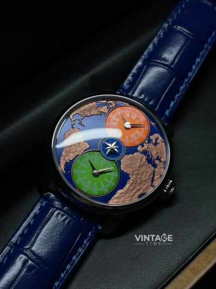 Jacob & Co Swiss 1:1 Dual Time Zone Watch - Salman Khan Edition (Silver)