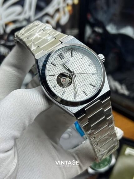 Tissot Open Heart Automatic White Dial