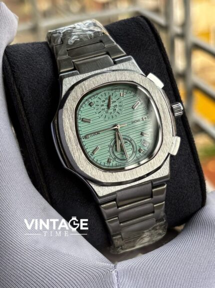 Patek Philippe Nautilus Travel Time Chronograph Tiffany Dial