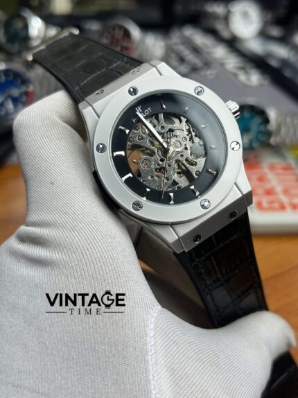 Hublot Classic Fusion Skeleton Black Dial