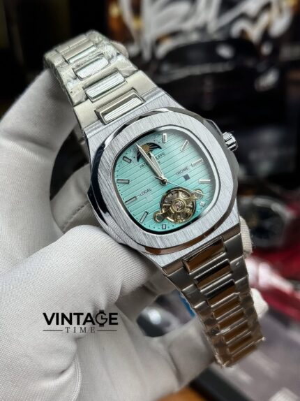 Patek Philippe Nautilus Tourbillon Moonphase Automatic Tiffany Dial